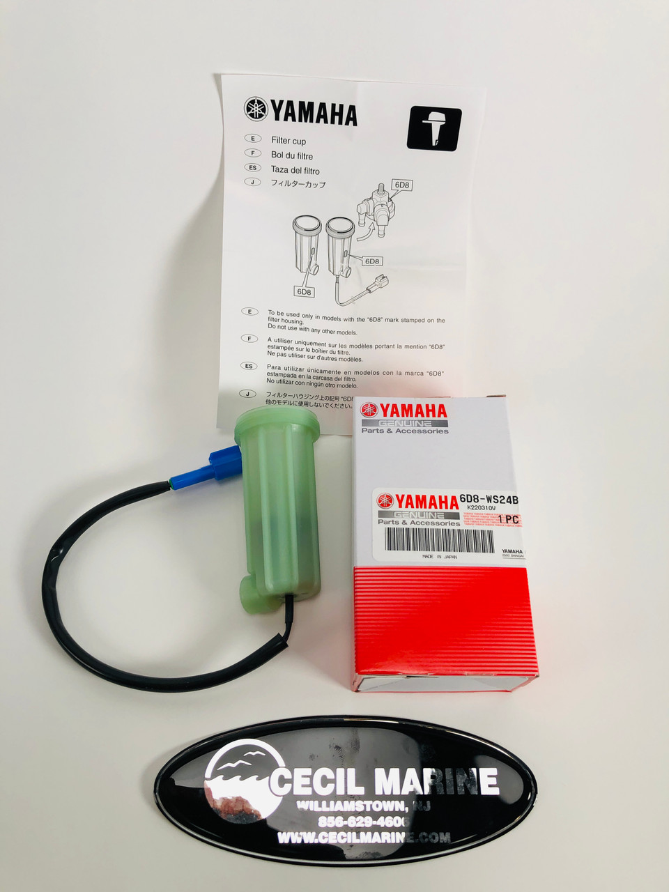 ヤマハ リーヴァ 125 プライマリーシーブキャップ $107.99* GENUINE YAMAHA no tax* FUEL FILTER CUP 6D8-WS24B-00-00