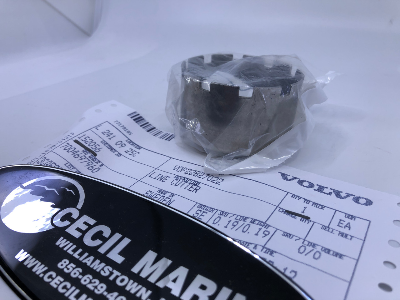 $139.88* GENUINE VOLVO no tax* LINE CUTTER 22827022 *Special Order 10 To 14 Days For Delivery