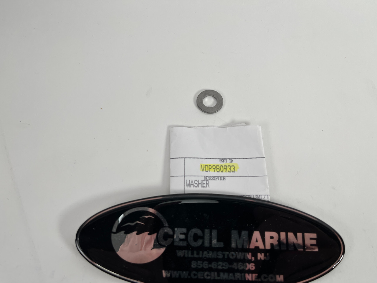 $3.99 GENUINE VOLVO WASHER - 980933  * In Stock & Ready To Ship!