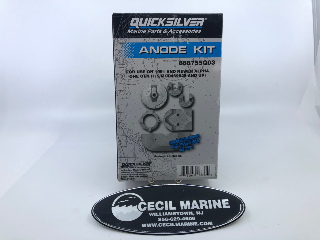 $159.99* GENUINE MERCRUISER 1991 & NEWER ALPHA MAGNESIUM FOR FRESH