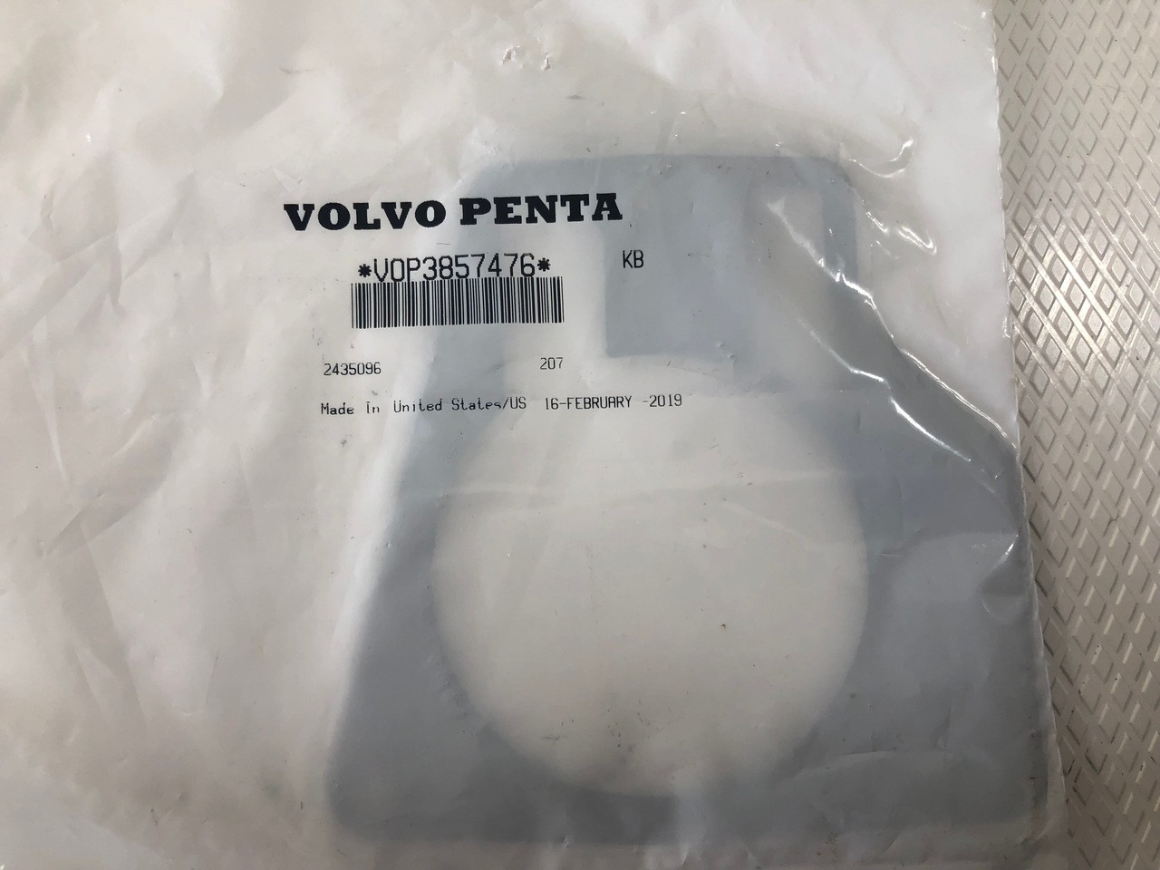 $18.99* GENUINE VOLVO GASKET 3857476  -  In Stock & Ready To Ship!