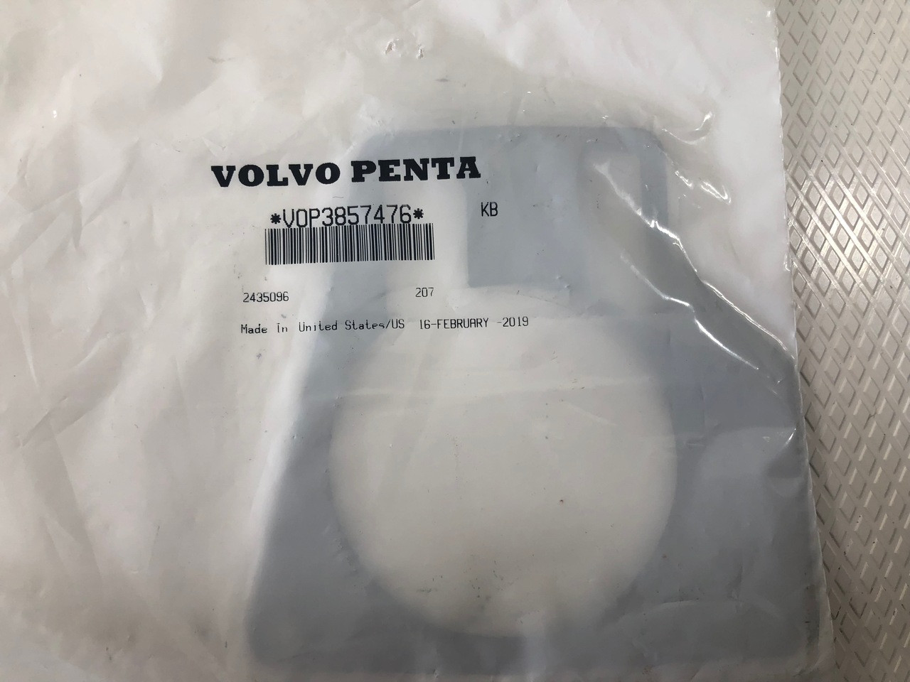 $18.99* GENUINE VOLVO GASKET 3857476  -  In Stock & Ready To Ship!