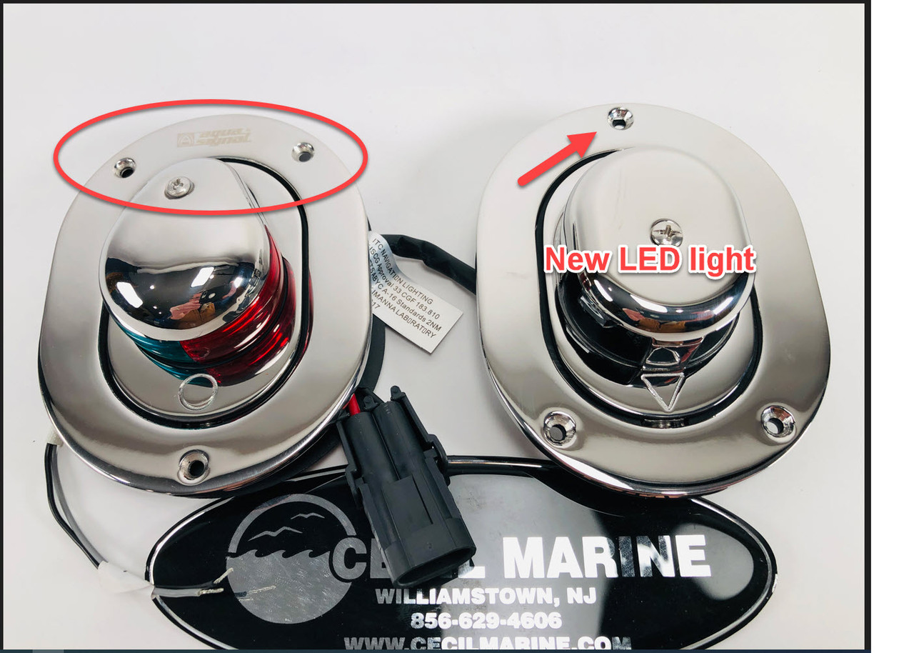 CHAPARRAL BOW LIGHT BI COLOR HIDEAWAY   "LED" * WITH PLUG CONNECTOR 25.00000  This light will only fit a Chaparral boat. *In Stock & Ready To Ship!