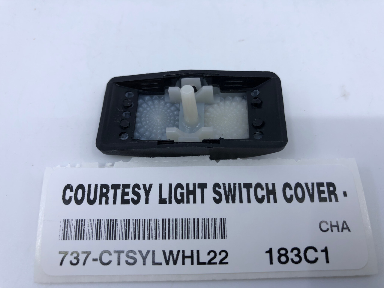 COURTESY LIGHT SWITCH COVER - HORIZONTAL