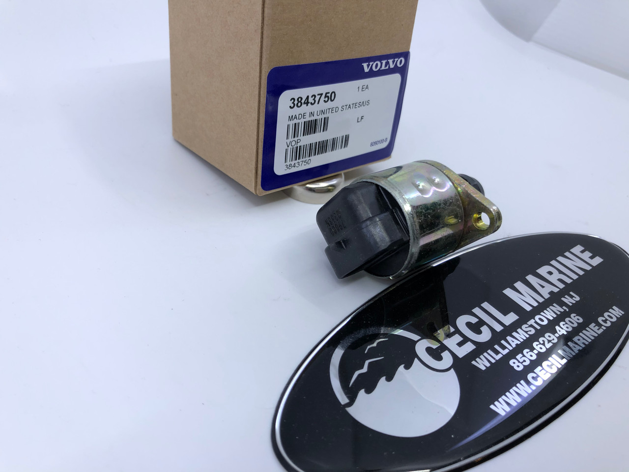 $389.99* GENUINE VOLVO no tax* IAC IDLE AIR CONTROL VALVE 3843750