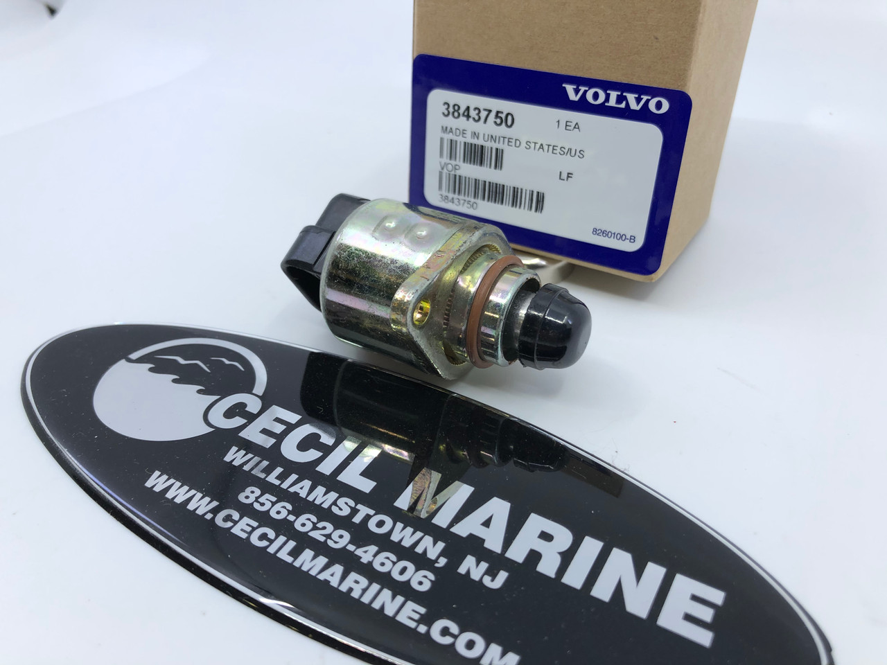 $389.99* GENUINE VOLVO no tax* IAC IDLE AIR CONTROL VALVE 3843750