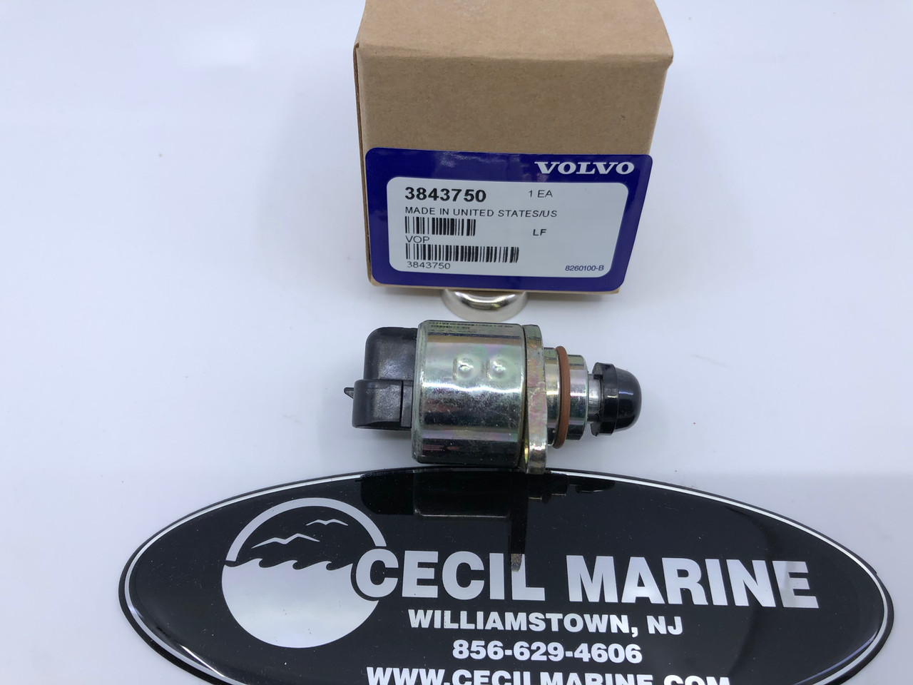 $389.99* GENUINE VOLVO no tax* IAC IDLE AIR CONTROL VALVE 3843750