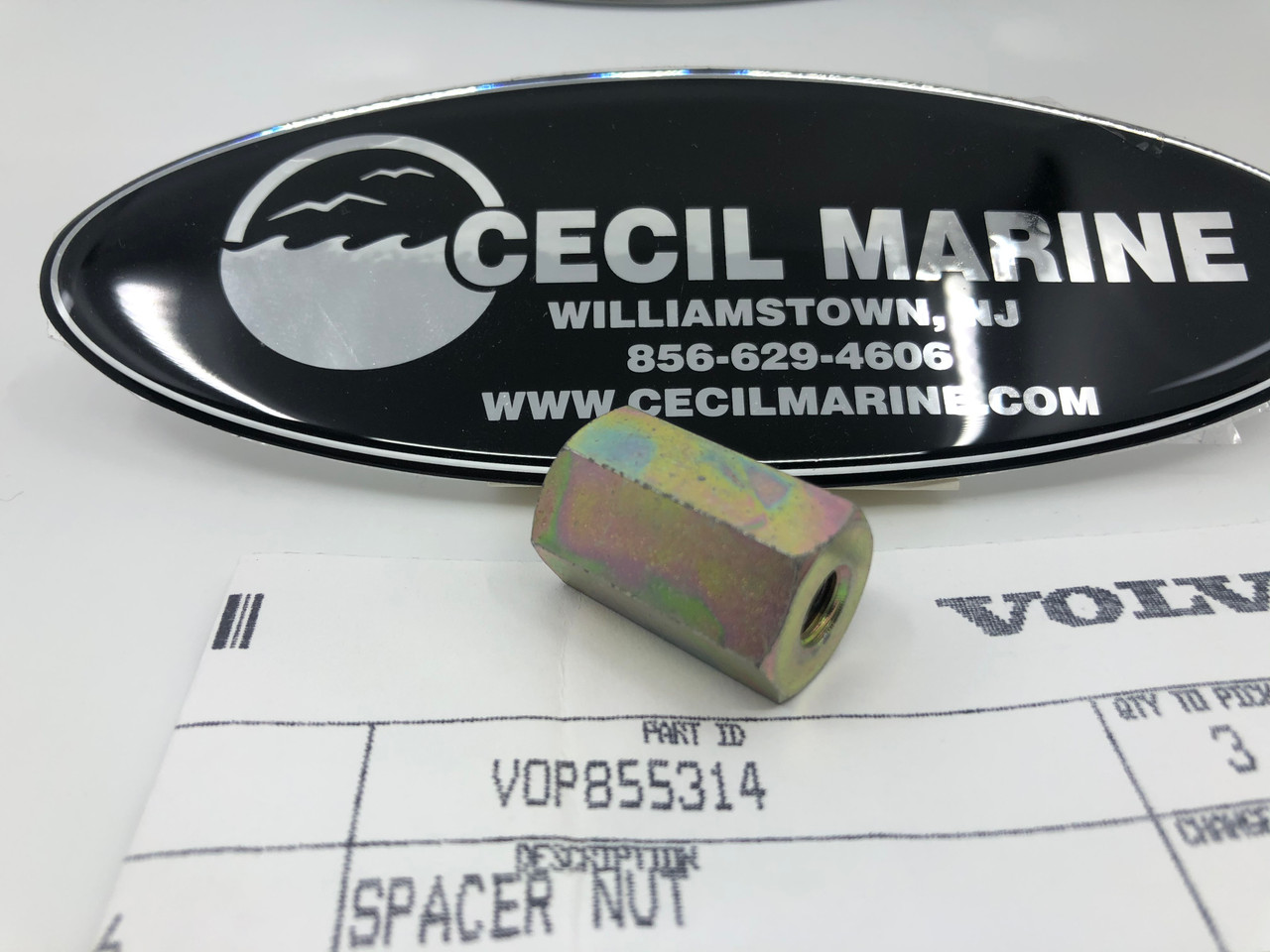 $13.99* GENUINE VOLVO no tax* SPACER NUT 855314 *In Stock & Ready To Ship!