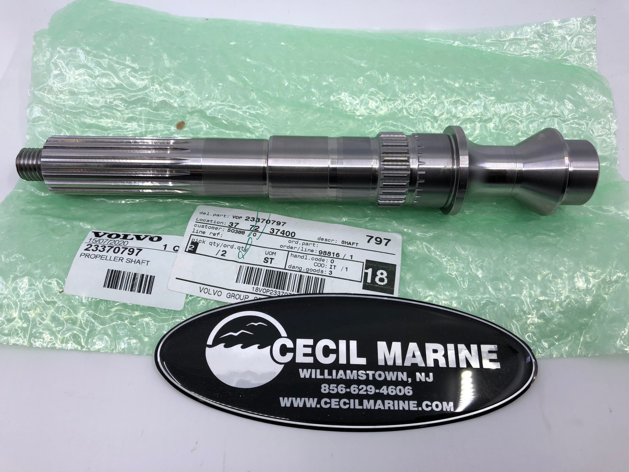 $799.88* GENUINE VOLVO no tax* SHAFT 23370797 *Special Order 10 To