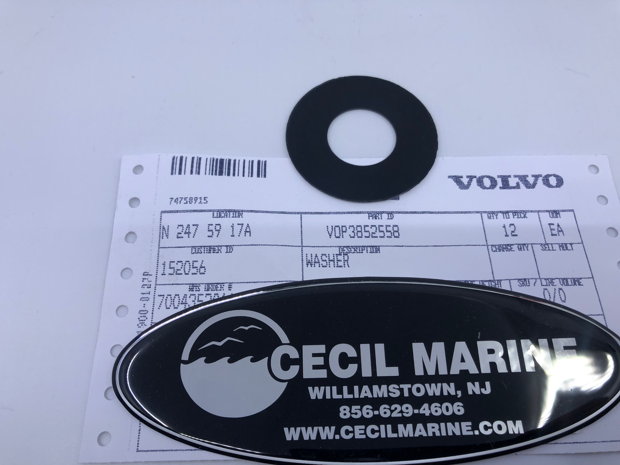 $5.99* GENUINE VOLVO THRUST WASHER  *In Stock & Ready To Ship!