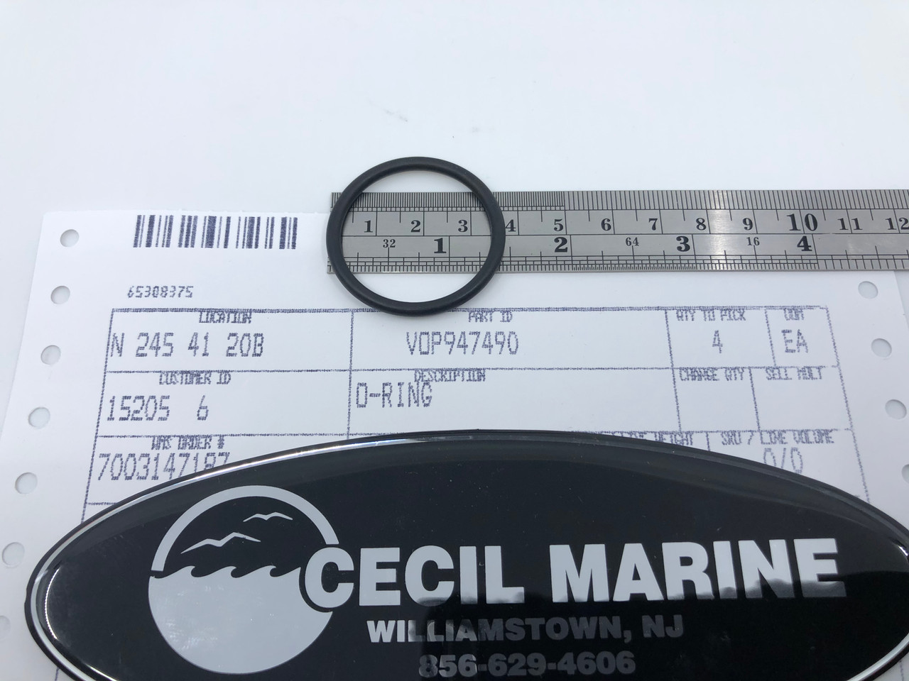 $3.99* GENUINE VOLVO O-RING  947490  *In Stock & Ready To Ship!