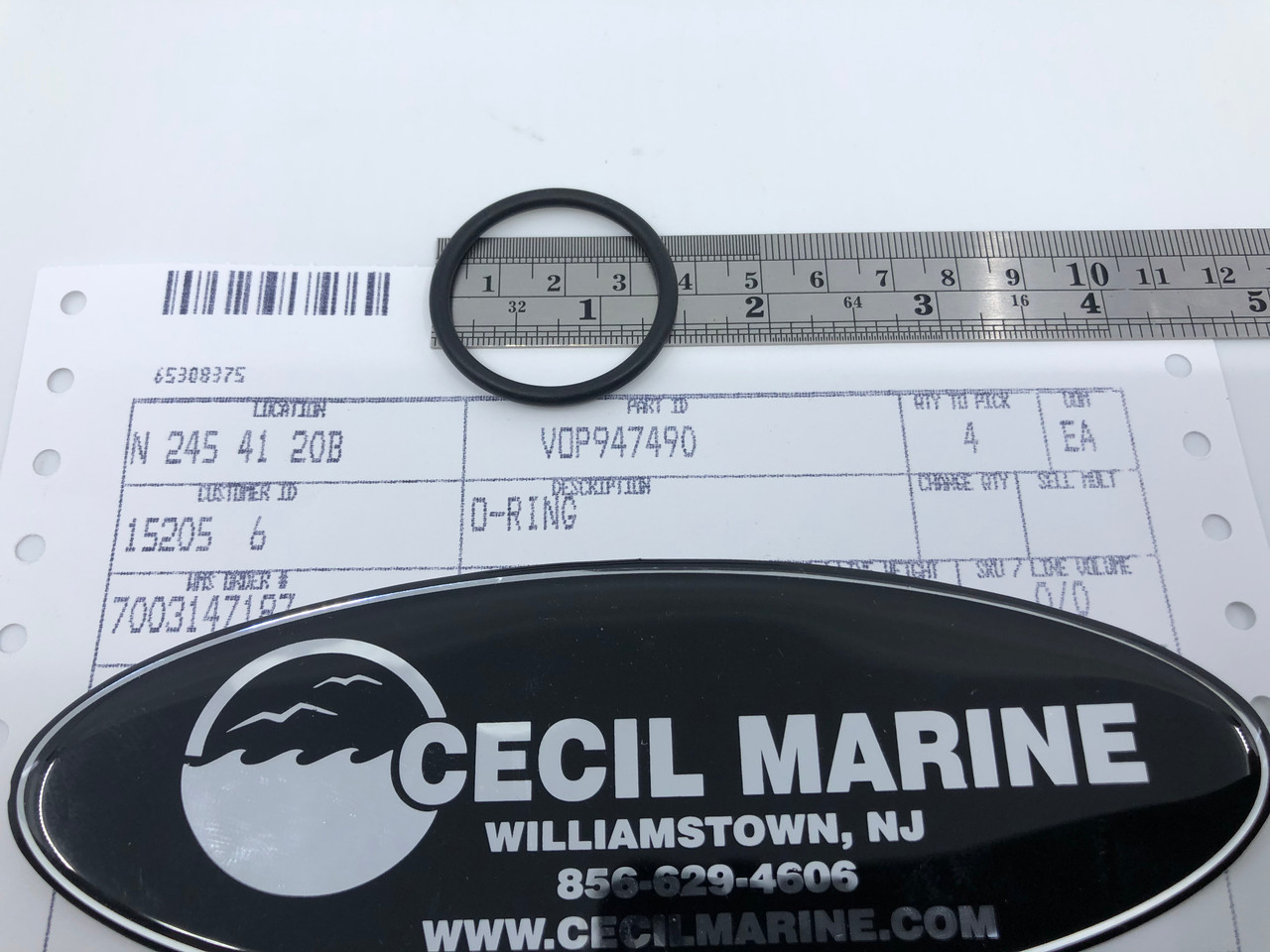 $3.99* GENUINE VOLVO O-RING  947490  *In Stock & Ready To Ship!