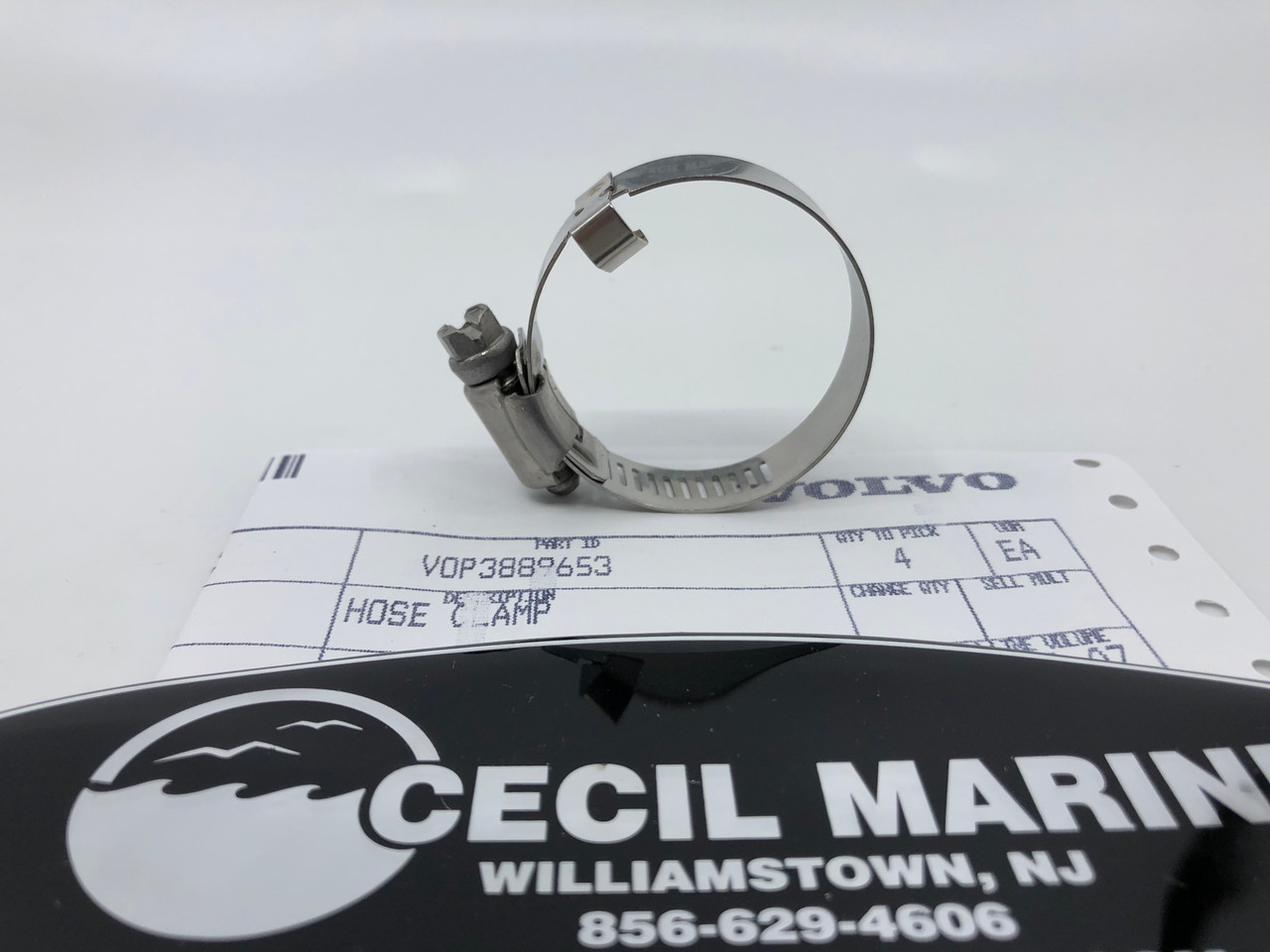 $5.99* GENUINE VOLVO PORT WATER HOSE CLAMP 3889653 **In Stock