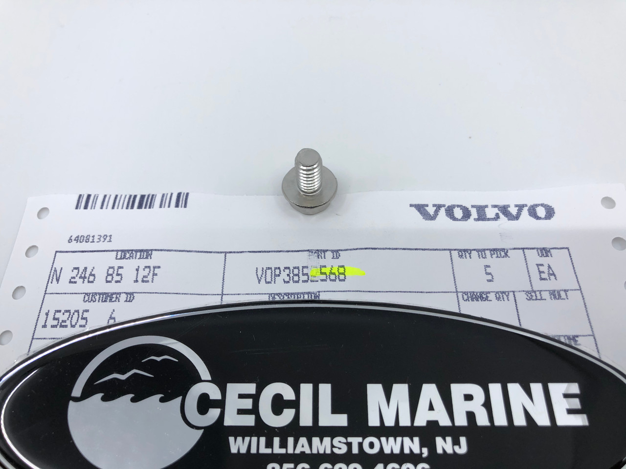 $7.99* GENUINE VOLVO FLANGE SCREW 3852568 *In stock & ready to