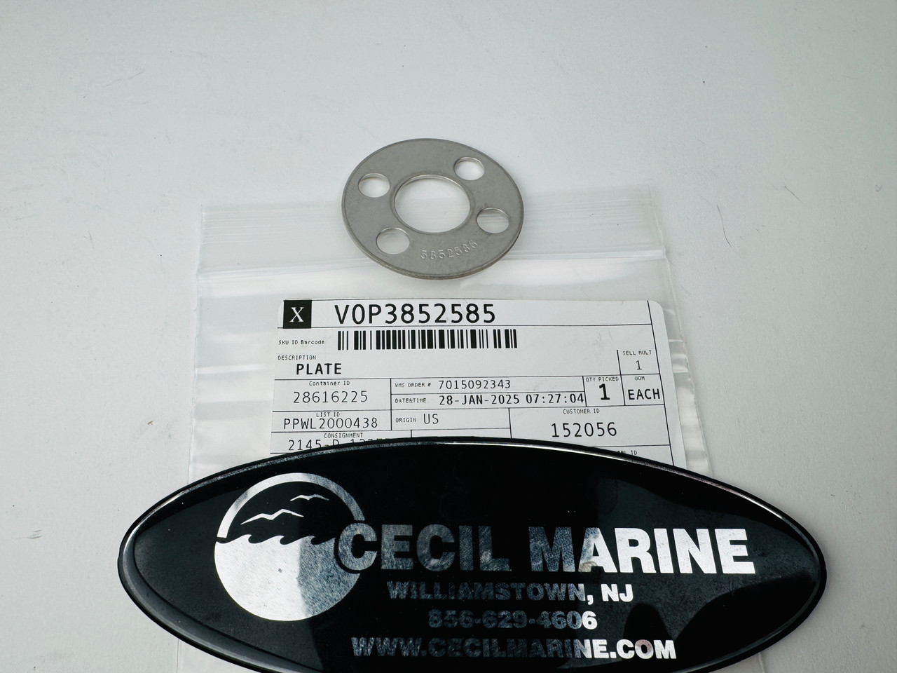 【新品未使用】VOLVO SERVICEサインプレート $58.99* GENUINE VOLVO PLATE 3852585 *In Stock & Ready To Ship