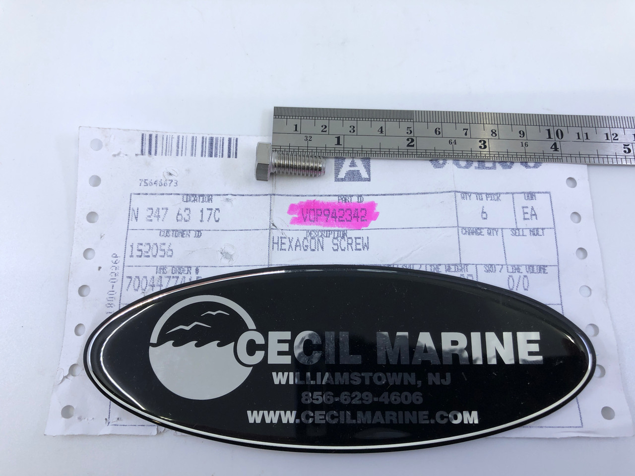 $9.99* GENUINE VOLVO Hexagon Screw 942342 *In Stock & Ready To