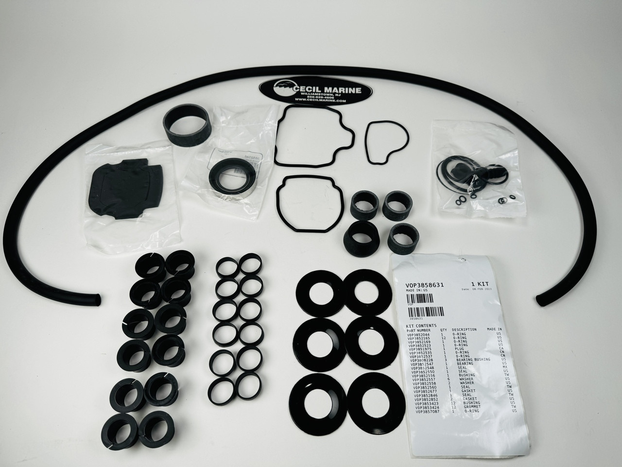 $199.99* GENUINE VOLVO no tax*  TRANSOM SEALING KIT 3858631*In Stock & Ready To Ship!