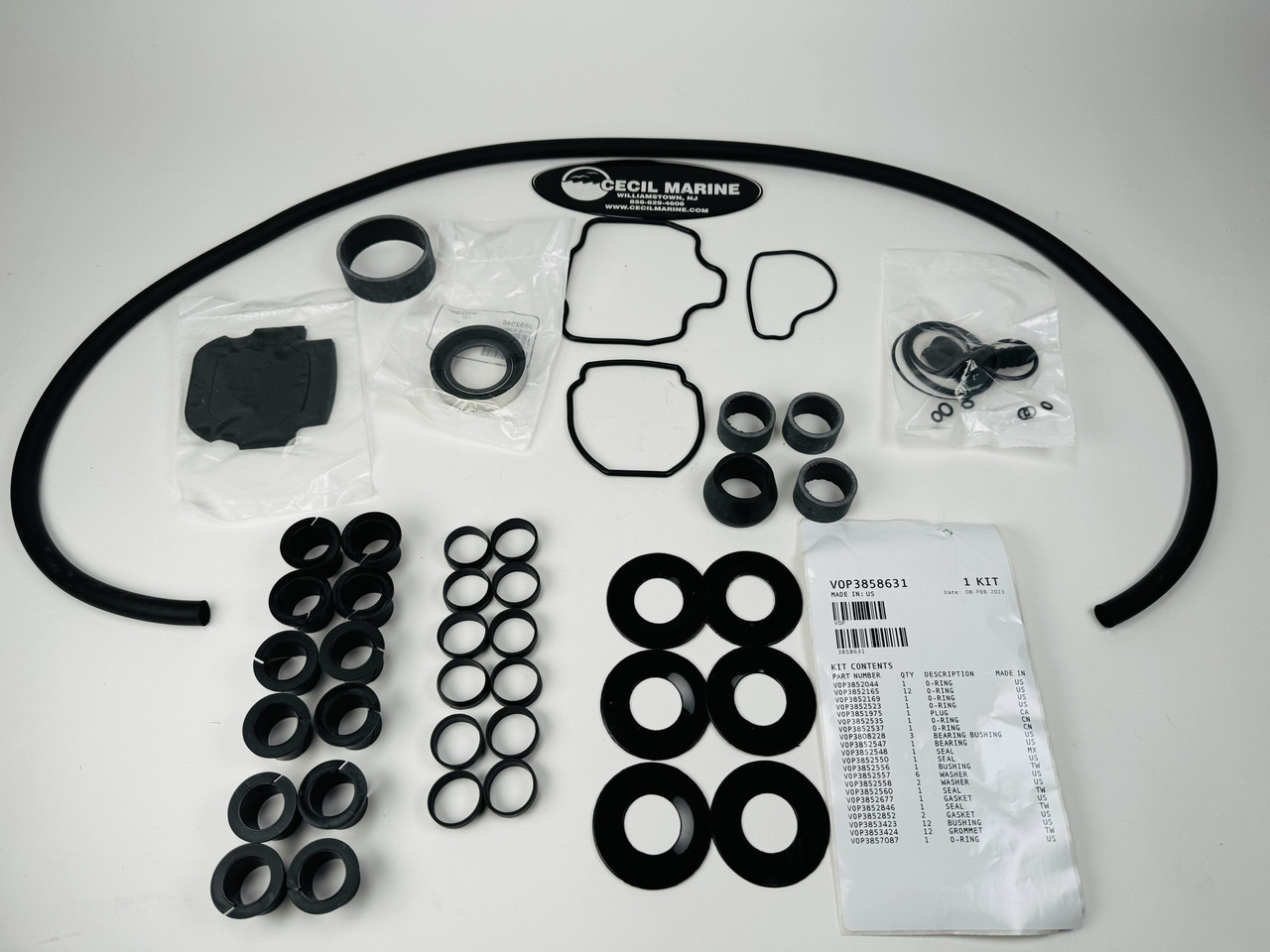 $179.99* GENUINE VOLVO no tax*  TRANSOM SEALING KIT 3858631*In Stock & Ready To Ship!