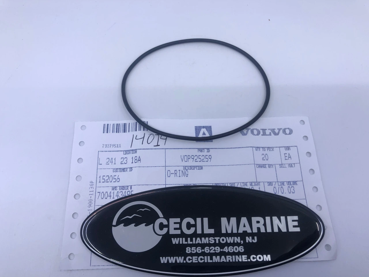 $5.99* GENUINE VOLVO PROP SHAFT BEARING CARRIER O-RING 925259 *In Stock & Ready To Ship!