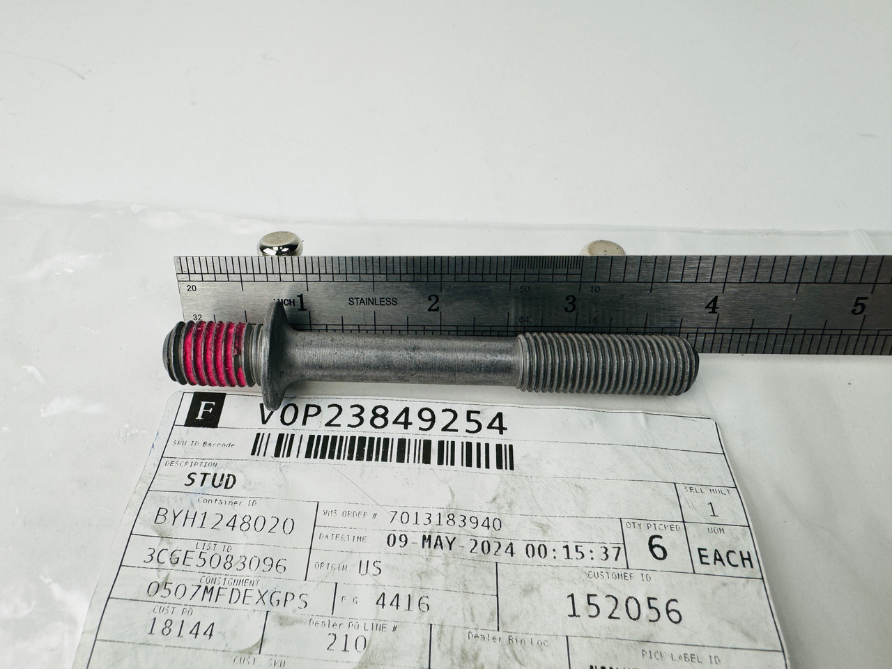 $15.99 GENUINE VOLVO no tax* TRANSOM SHIELD STUD 23849254 *In Stock & Ready To Ship!
