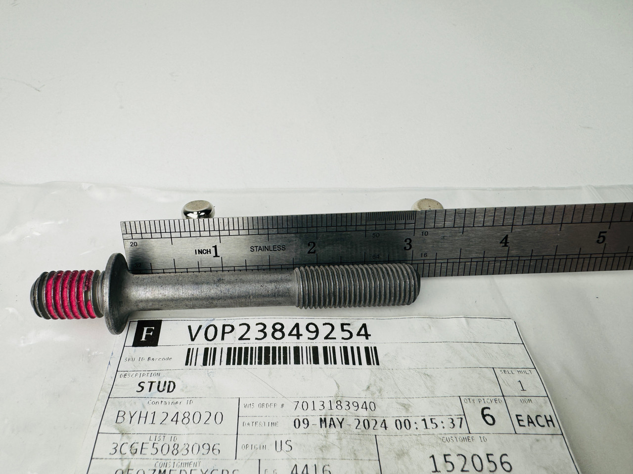 $15.99 GENUINE VOLVO no tax* TRANSOM SHIELD STUD 23849254 *In Stock & Ready To Ship!