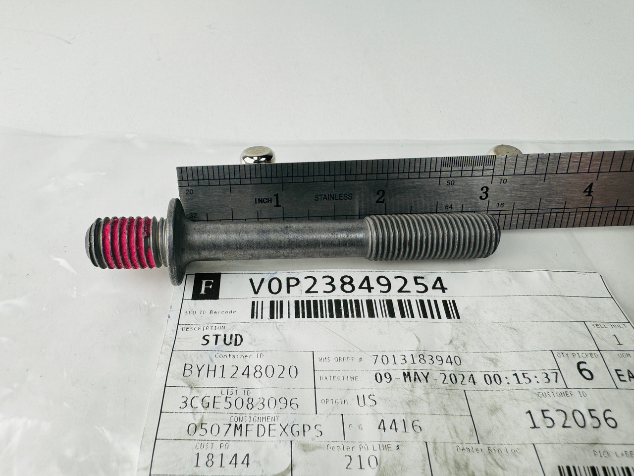 $15.99 GENUINE VOLVO no tax* TRANSOM SHIELD STUD 23849254 *In Stock & Ready To Ship!