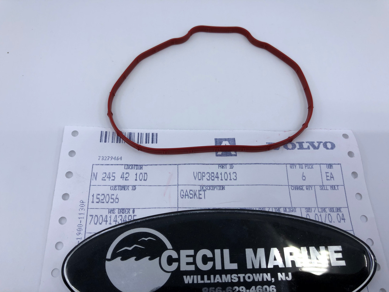 $19.99 GENUINE VOLVO Y-PIPE GASKET 3841013 *In Stock & Ready To Ship!