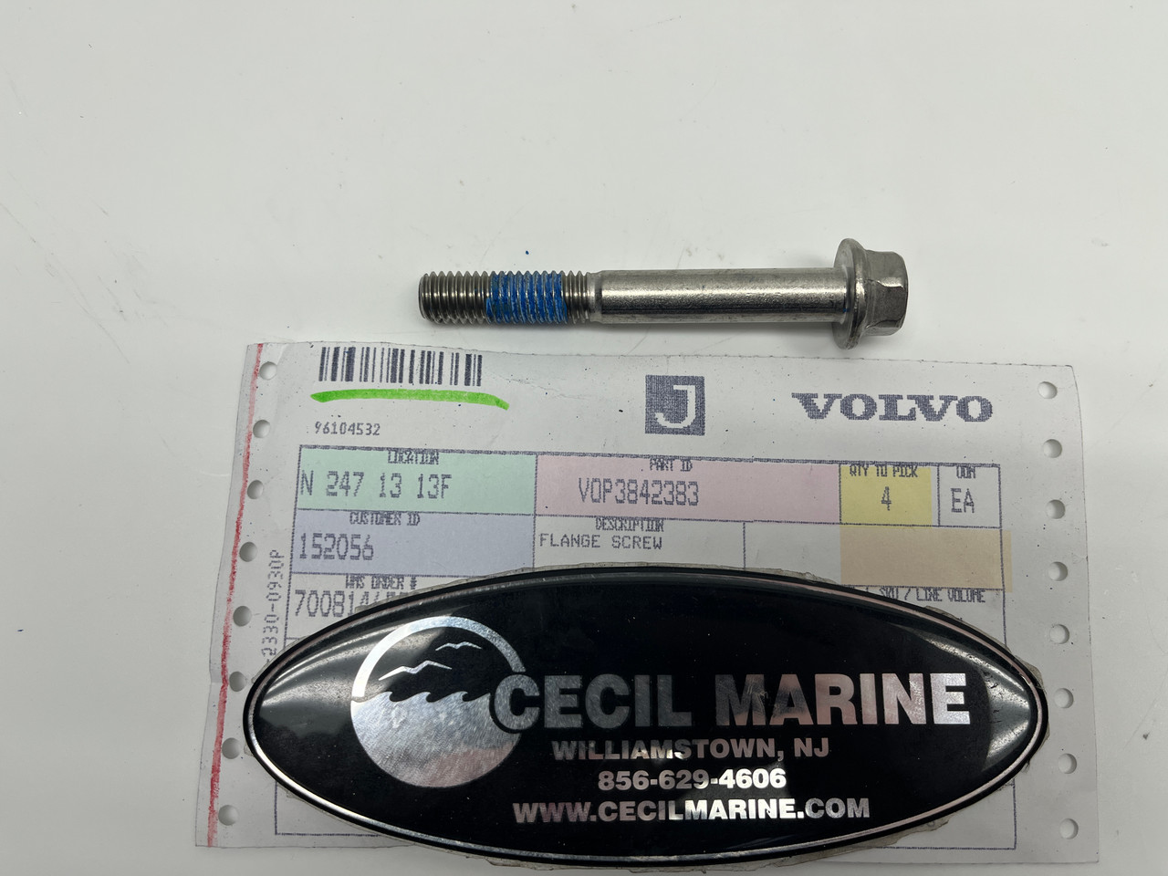 $16.99* GENUINE VOLVO  no tax* FLANGE SCREW 3842383 *In Stock & Ready To Ship!