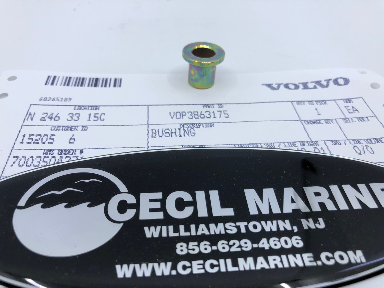 $7.95* GENUINE VOLVO BUSHING 3863175  *In Stock & Ready To Ship!