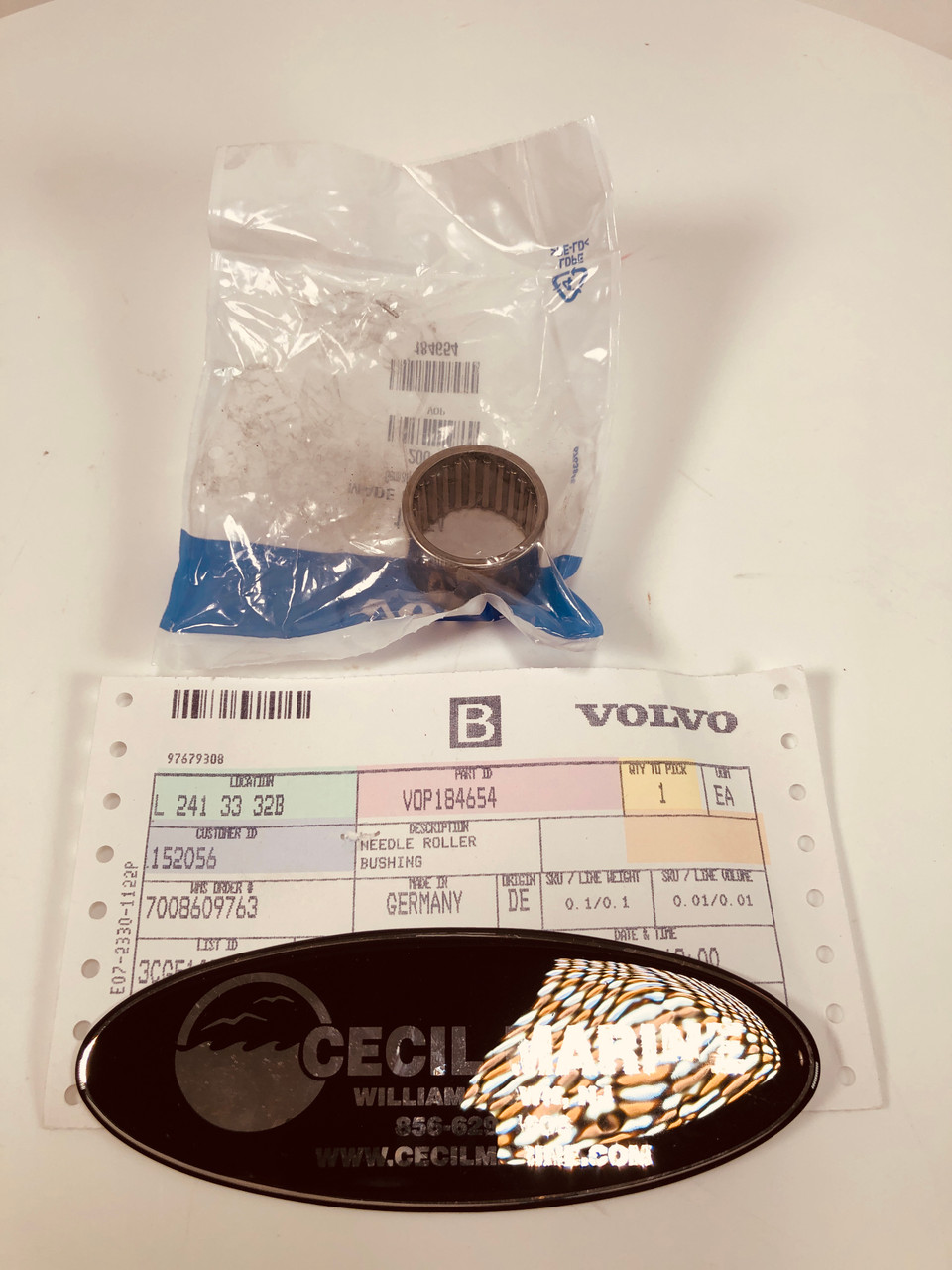 $39.95* GENUINE VOLVO NEEDLE ROLLER BUSH 184654 *Special order 10 to 14 days for delivery