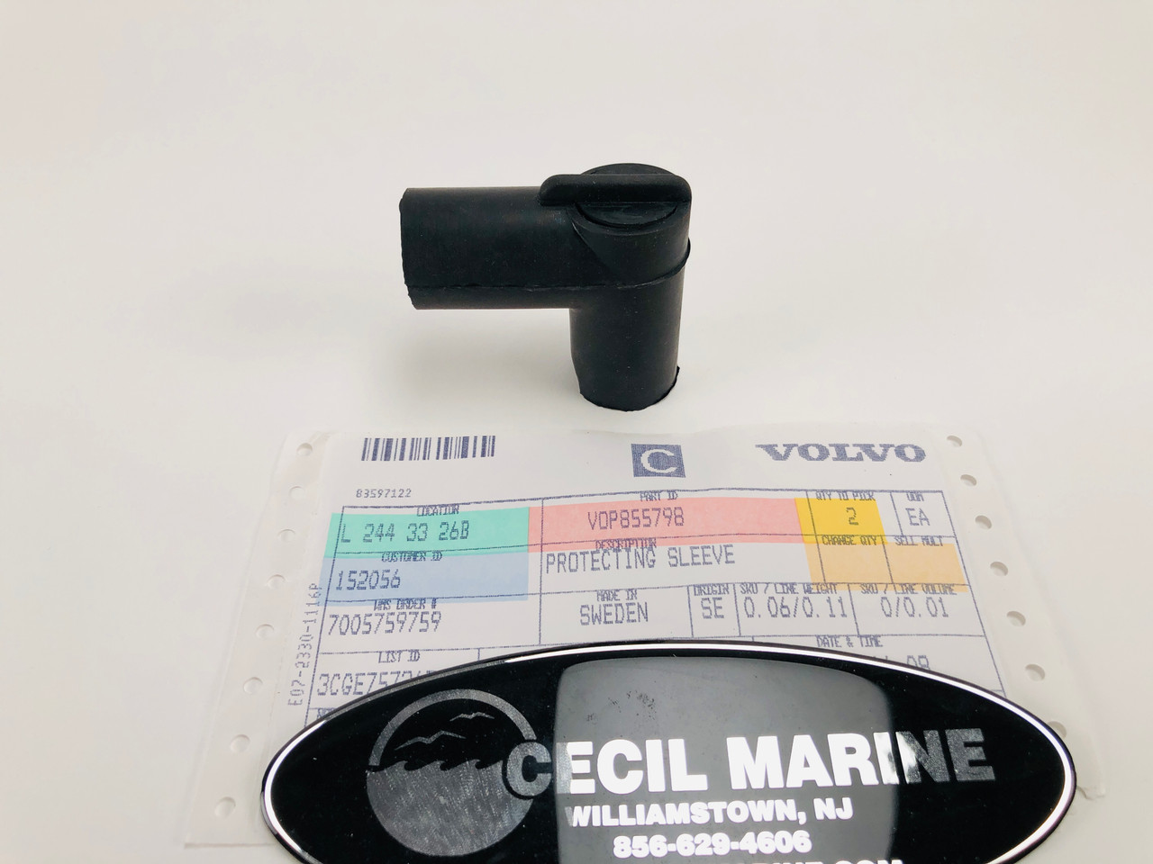 $7.99* GENUINE VOLVO PROTECTING SLEEVE 855798 *In Stock & Ready To Ship!