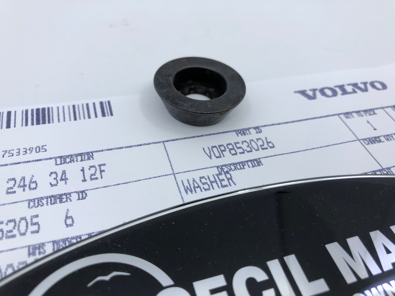 $39.99* GENUINE VOLVO no tax* WASHER 853026 *In Stock & Ready To Ship!