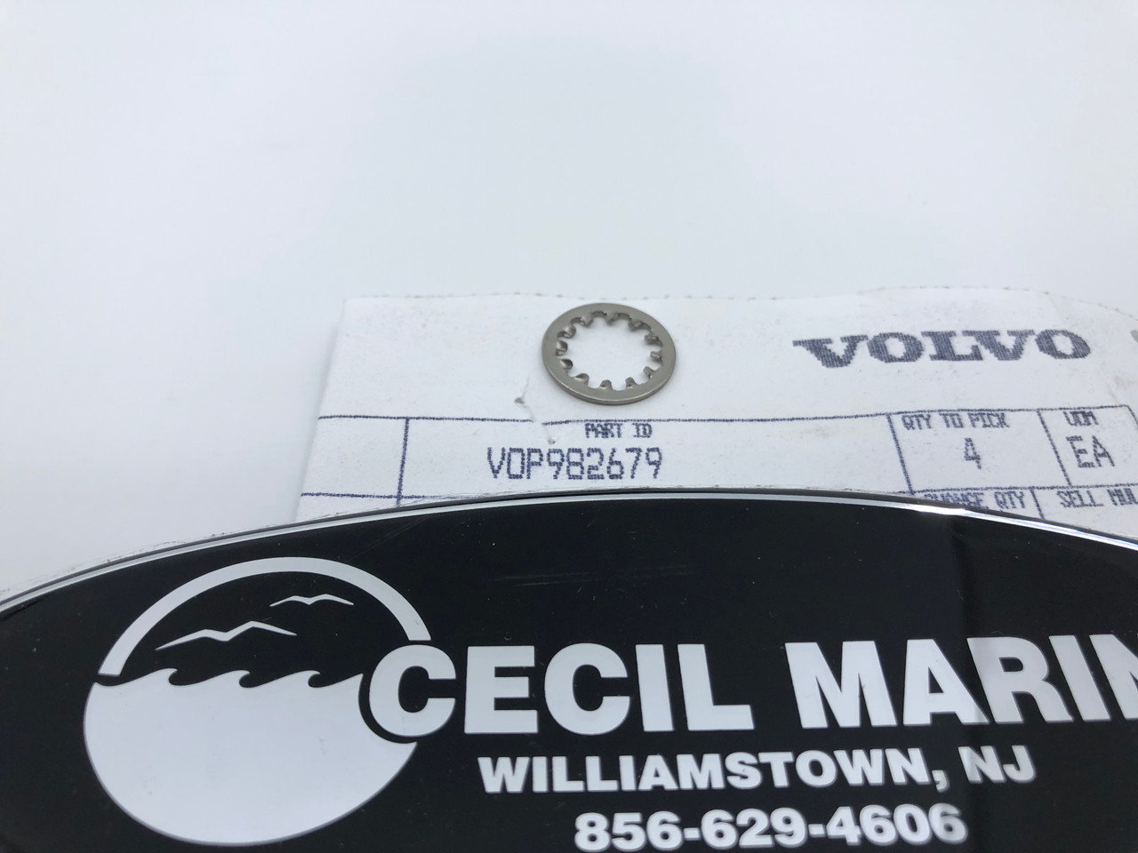$1.99* GENUINE VOLVO no tax* TOOTHED WASHER 982679 *In Stock