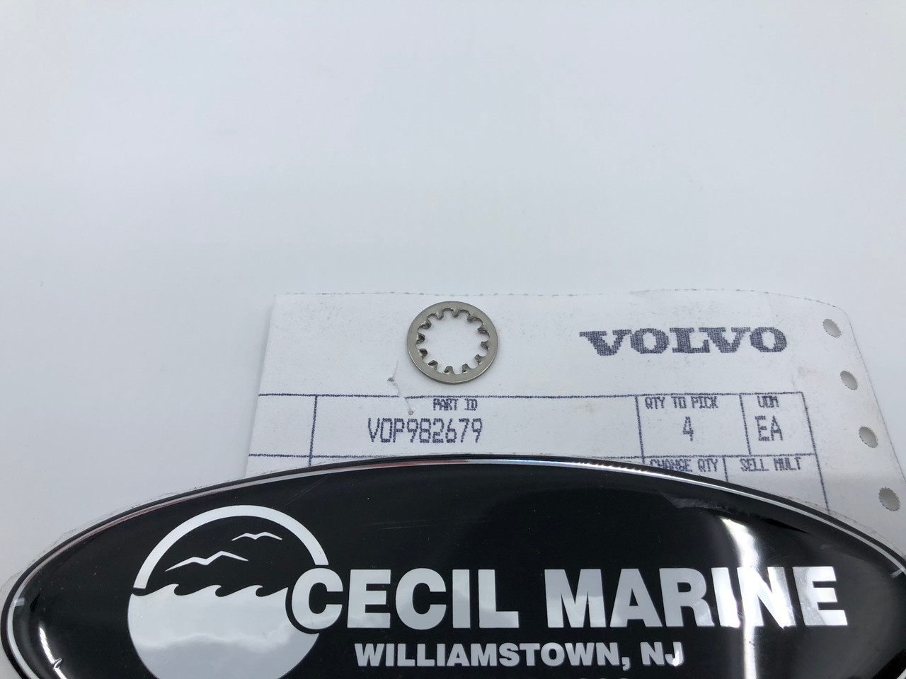 $1.99* GENUINE VOLVO no tax* TOOTHED WASHER 982679 *In Stock