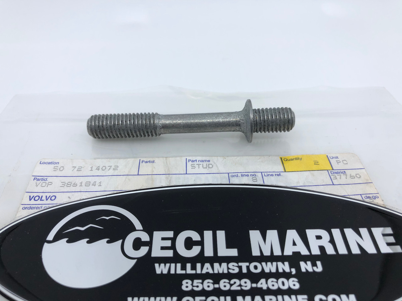$14.99* GENUINE VOLVO STUD 3861841 *Special order 10 to 14 days delivery