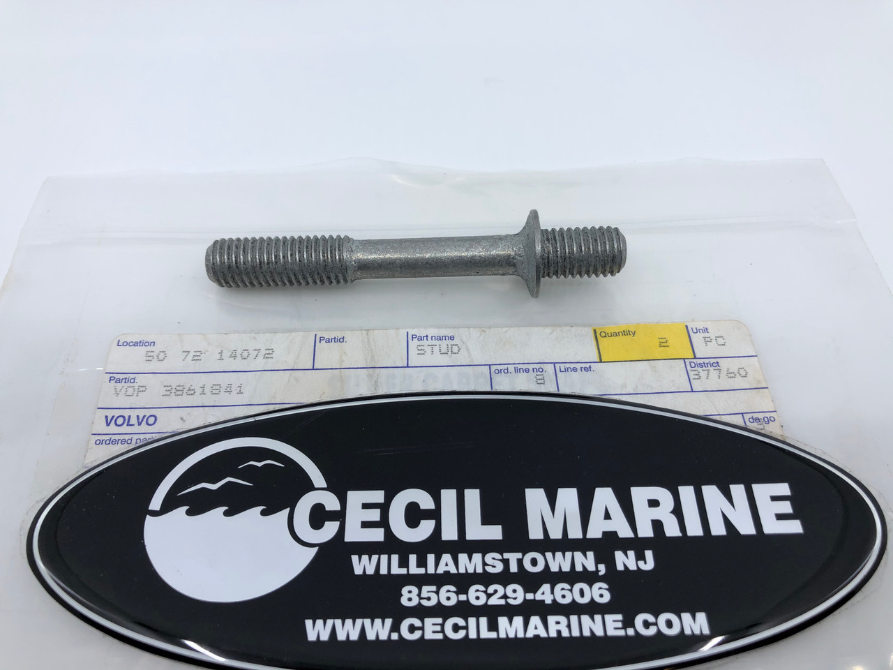$14.99* GENUINE VOLVO STUD 3861841 *Special order 10 to 14 days delivery