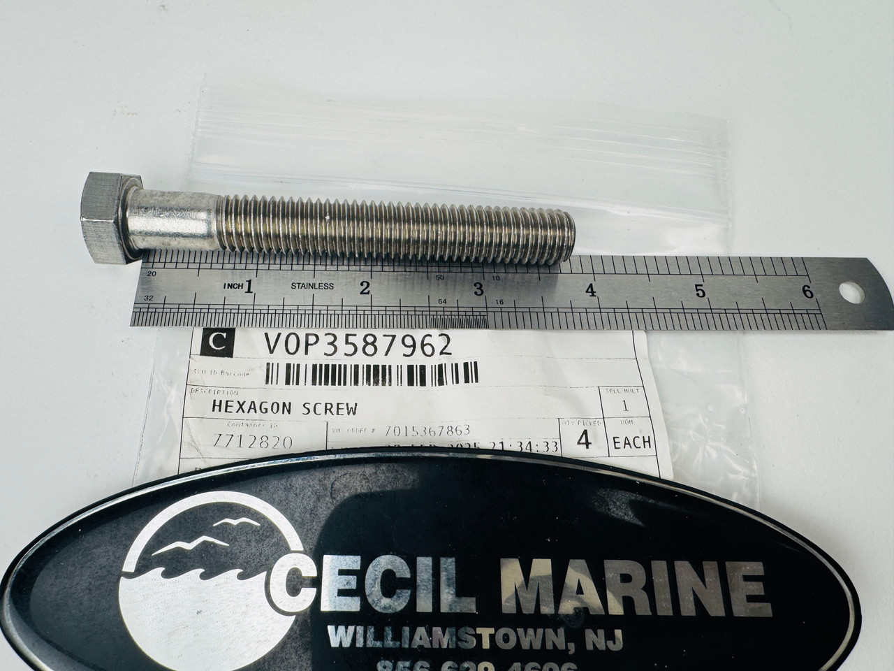 ナンバー912 $7.99* GENUINE VOLVO HEXAGON SCREW 3587962 *In Stock & Ready To