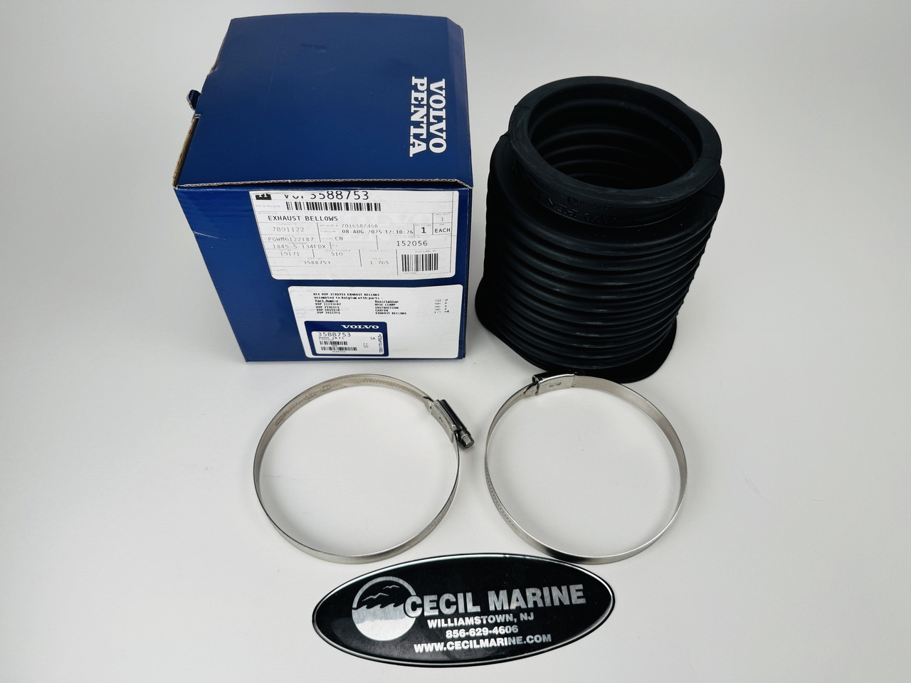 $109.99* GENUINE VOLVO no tax* EXHAUST BELLOWS 3588753 *In Stock & Ready To Ship!