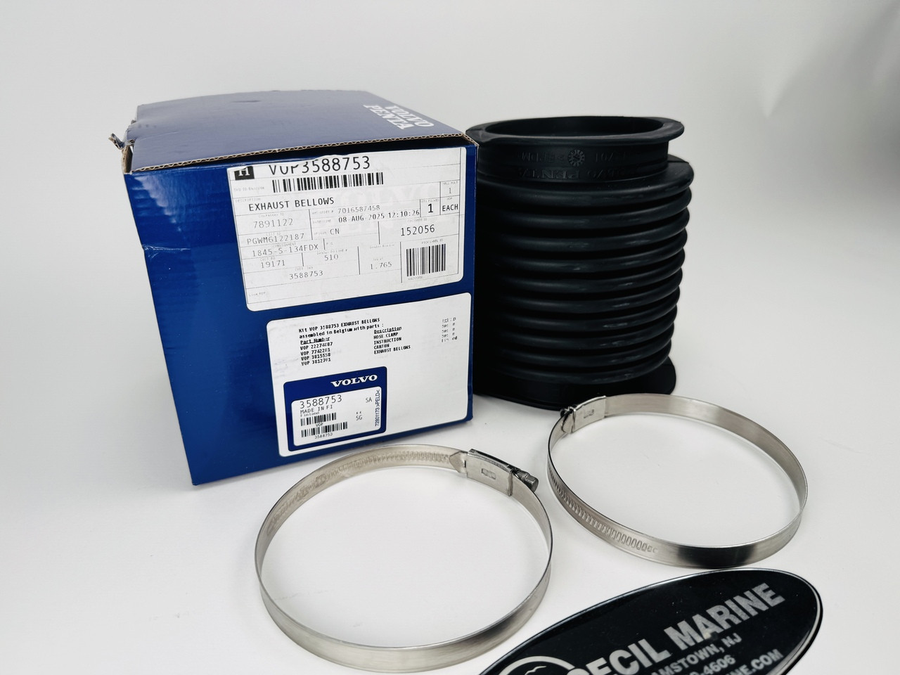 $109.99* GENUINE VOLVO no tax* EXHAUST BELLOWS 3588753 *In Stock & Ready To Ship!