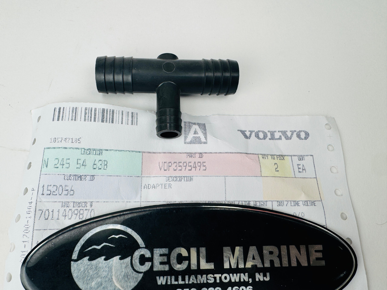 $6.99* GENUINE VOLVO ADAPTER TEE 3595495 *In Stock & Ready To Ship!