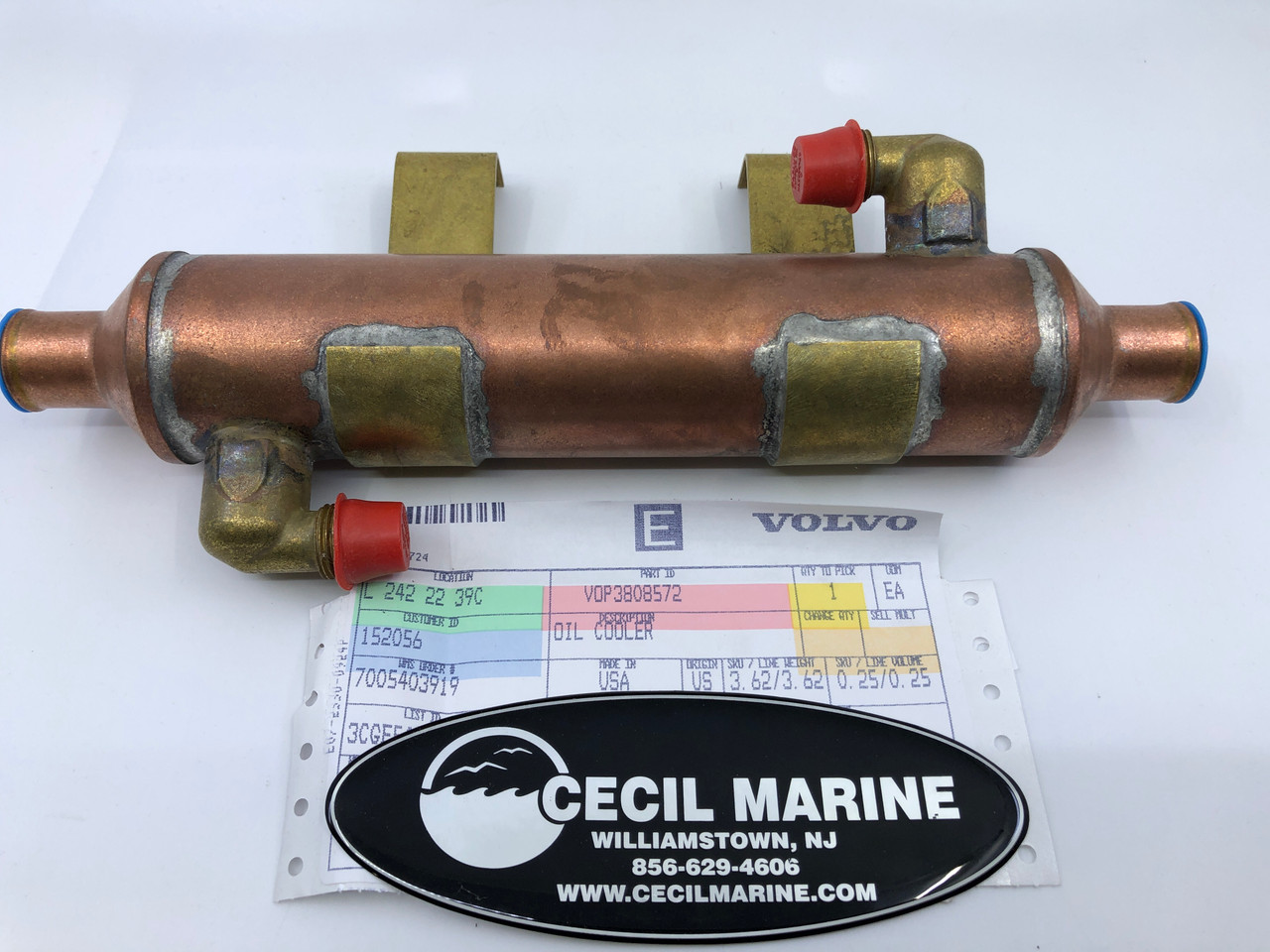 $399.99* GENUINE VOLVO ENGINE OIL COOLER 3808572 *In Stock