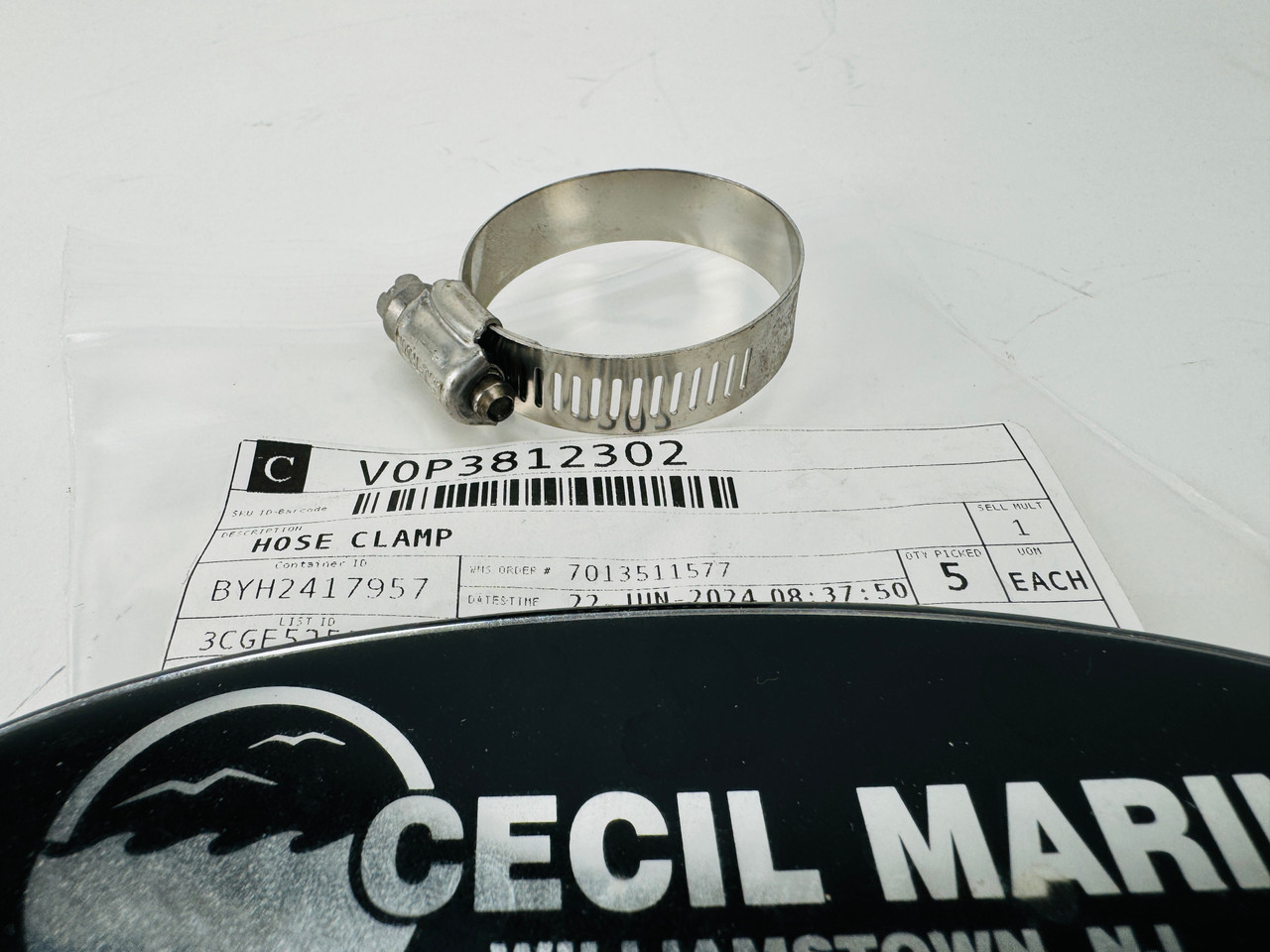$4.99* GENUINE VOLVO HOSE CLAMP 3812302  *In Stock & Ready To Ship!