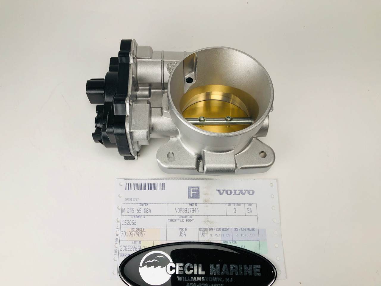 $899.99* GENUINE VOLVO no tax* THROTTLE BODY (Contains: Idle air control valve Throttle position sensor Throttle position control) 3817844 *In Stock & Ready To Ship!
