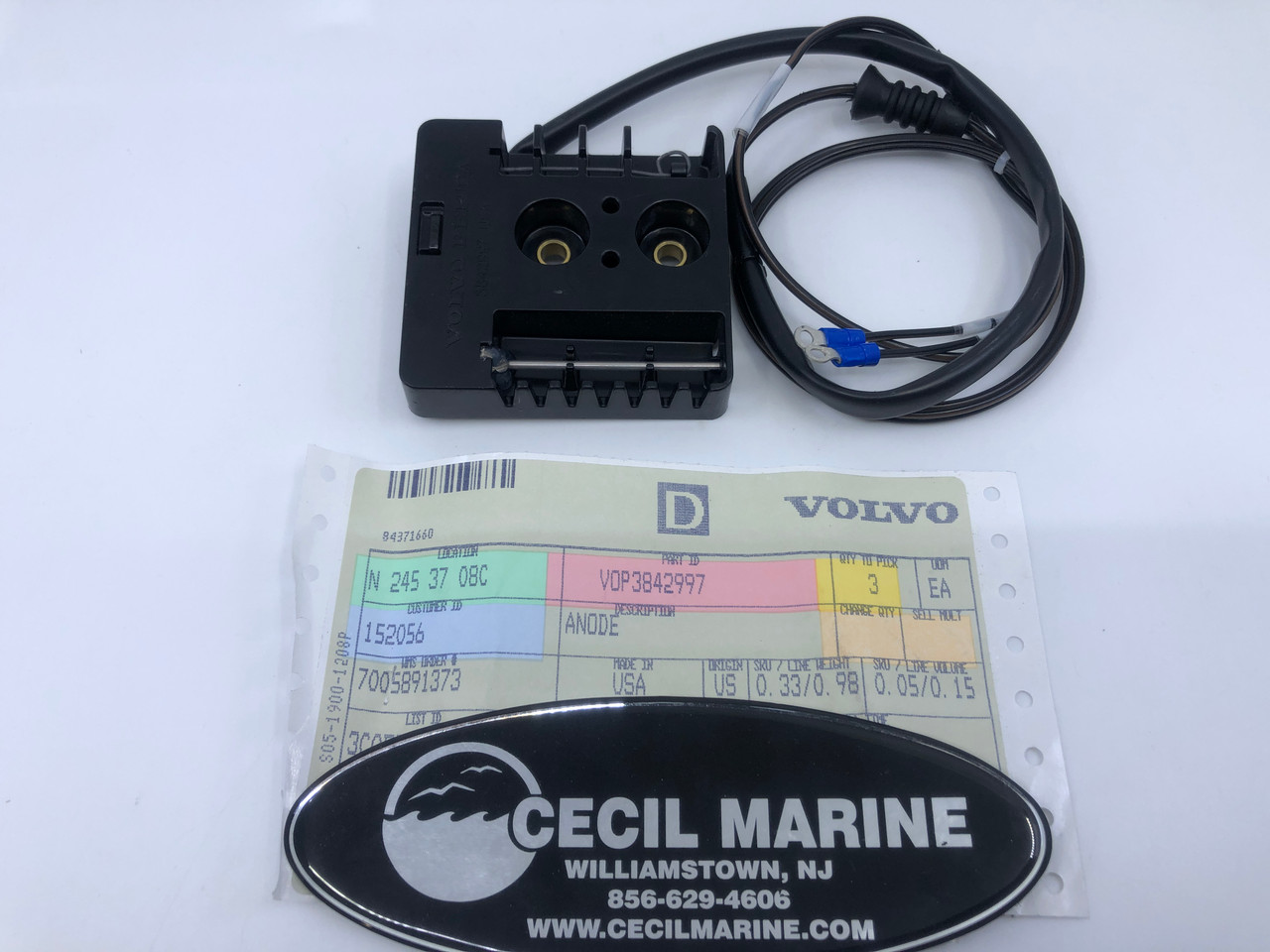 $284.99* GENUINE VOLVO no tax* ANODE 3842997 *In Stock & Ready To Ship!