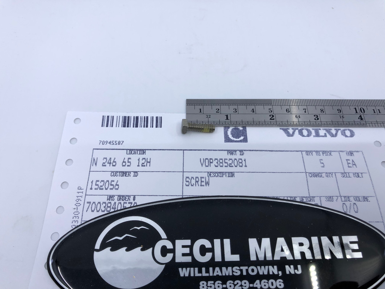 $9.99* GENUINE VOLVO GENUINE VOLVO SCREW 3852081  *In Stock & Ready To Ship!