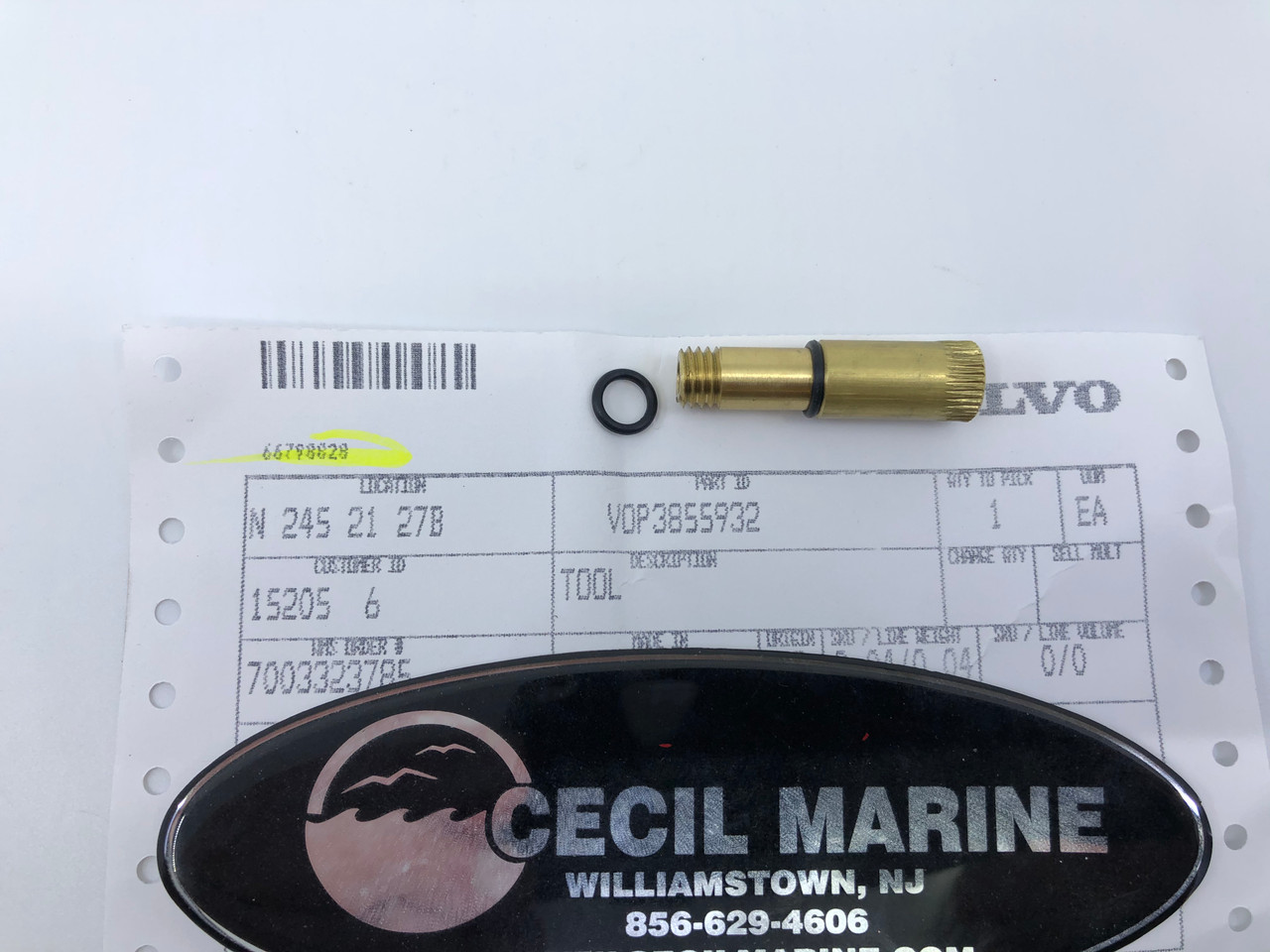 $16.99* GENUINE VOLVO PENTA OIL FILLER TOOL 3855932 *In Stock & Ready To Ship!