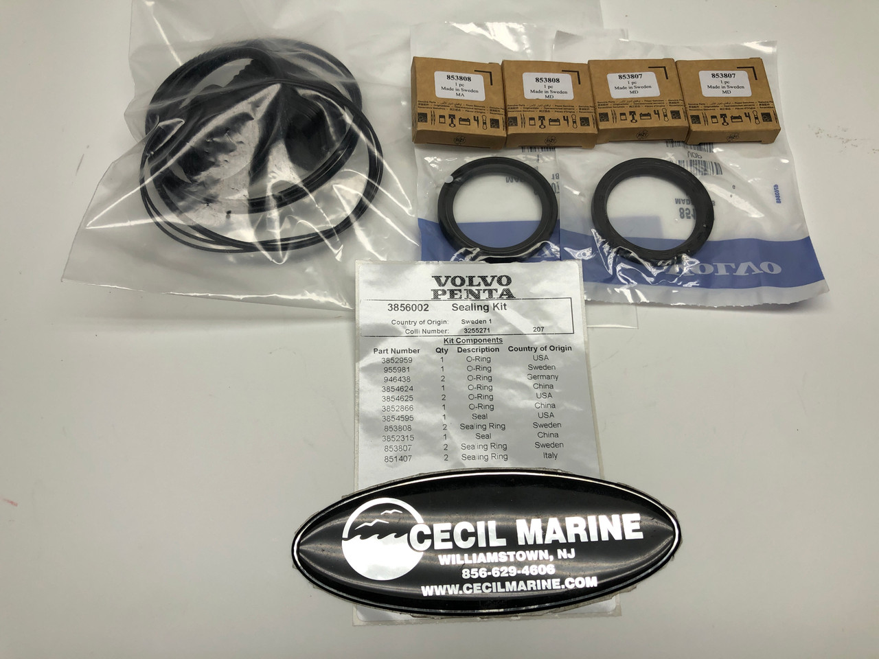 $149.99* GENUINE VOLVO no tax* SEALING KIT FOR DPS-S & DPS-M 3856002 *In Stock & Ready To Ship!