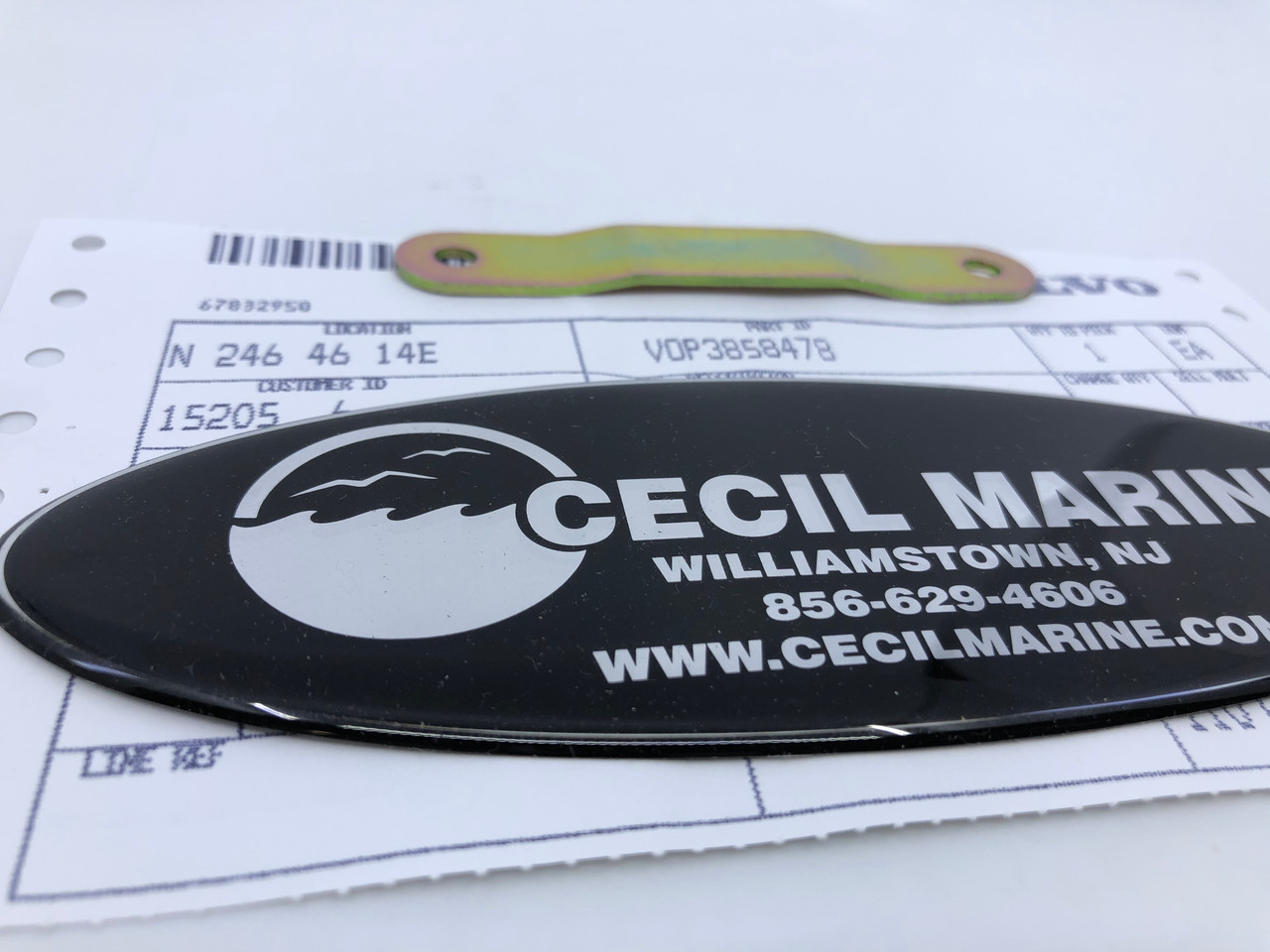 $49.88* GENUINE VOLVO no tax* BRACKET 3858478 *Special Order 10 To 14 Days For Delivery