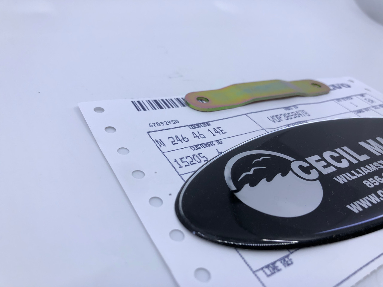 $49.88* GENUINE VOLVO no tax* BRACKET 3858478 *Special Order 10 To 14 Days For Delivery