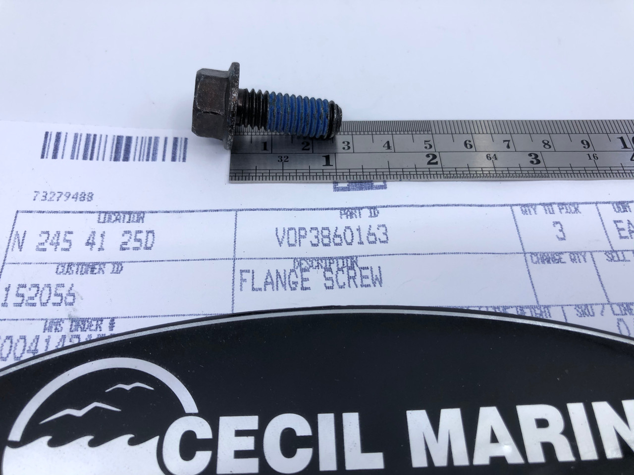 $5.99* GENUINE VOLVO FLANGE SCREW 3860163 *In Stock & Ready To Ship!